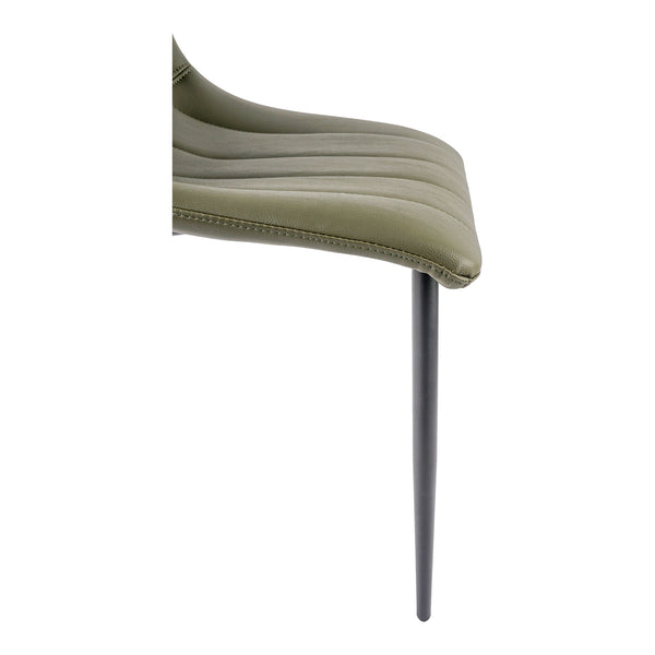 Moe's Alibi Dining Chair Set of 2 in Dark Green