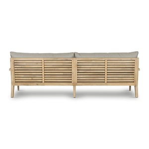 Amaya Outdoor Sofa 94" In Natural Acacia