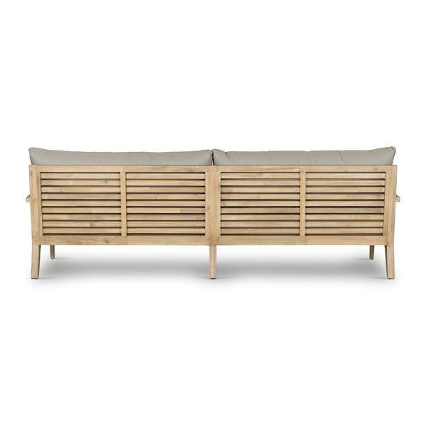 Amaya Outdoor Sofa 94" In Natural Acacia