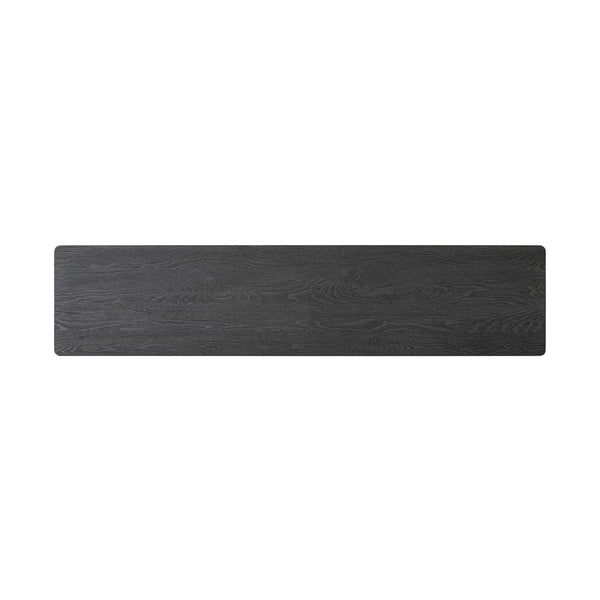 Oman Console Table - Rustic Black Veneer