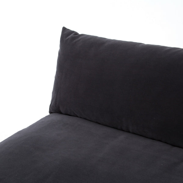 Grant Armless Sofa-Henry Charcoal