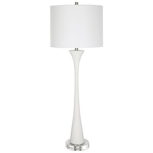 Fountain White Marble Buffet Lamp