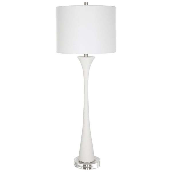 Fountain White Marble Buffet Lamp