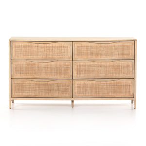 Sydney 6 Drawer Dresser In Natural Mango