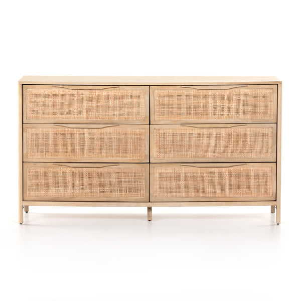 Sydney 6 Drawer Dresser In Natural Mango