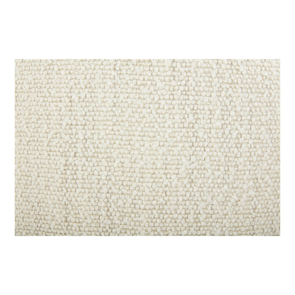 Moe's Barrow Rolling Dining Chair in White Mist