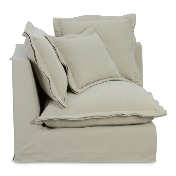 Moe's Olivia Corner Chair Sand