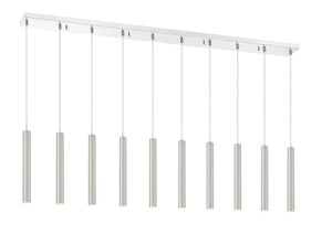 Forest 10 Light Island/Billiard in Chrome Finish