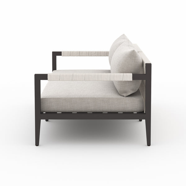 Sherwood Outdoor Sofa 63" in Bronze/Stone
