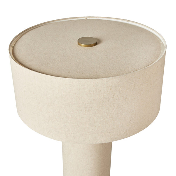 Hensley Floor Lamp In Flax Linen