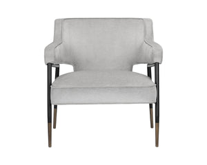 DEROME LOUNGE CHAIR - POLO CLUB STONE