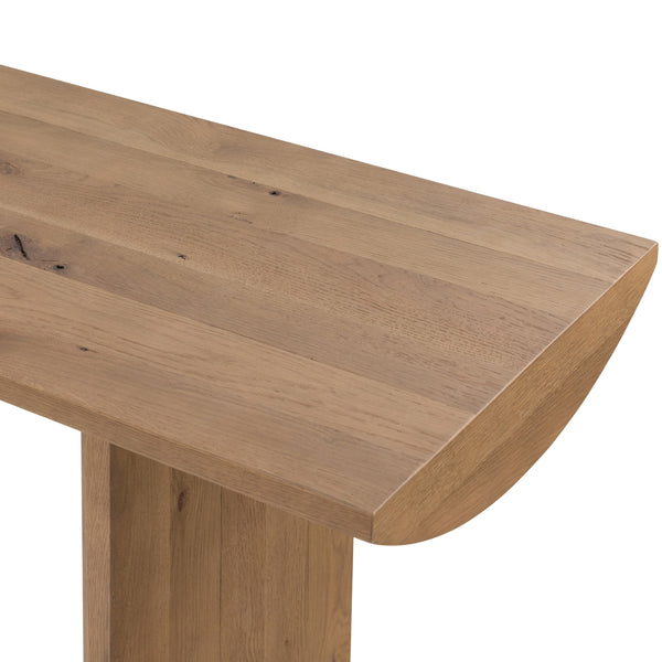 Pickford Console Table In Dusted Oak Veneer