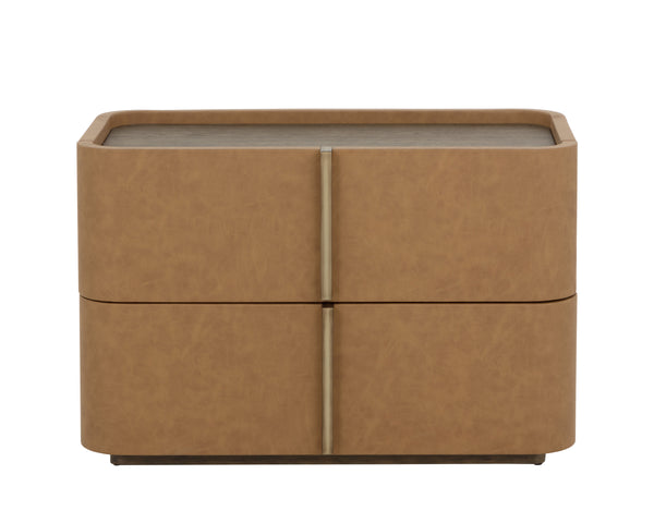 JAMILLE NIGHTSTAND - LARGE - COGNAC