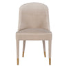 Brie Armless Chair, Champagne Set Of 2