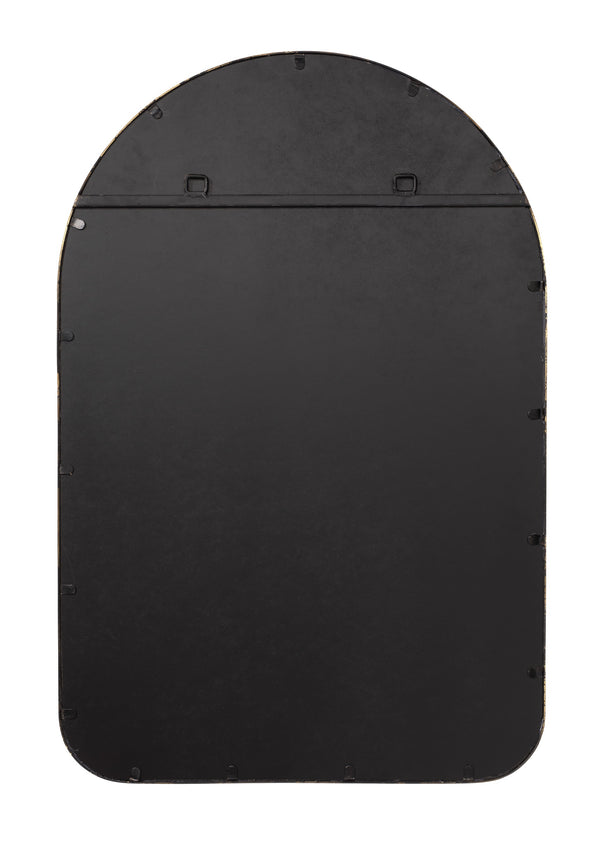 Arch Iron Wall Mirror, Gold