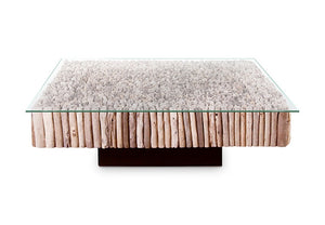 Manhattan Coffee Table, Square, With Glass