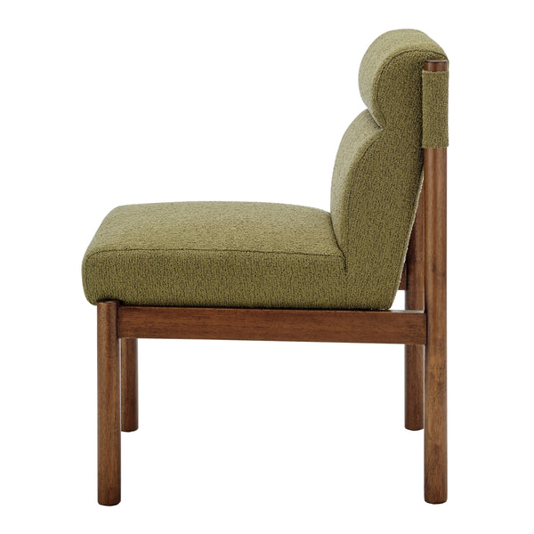 Micah Boucle Dining Side Chair, Palladian Green