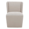 Cormac Rolling Dining Chair in Warm Sand