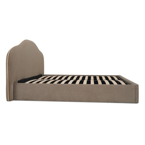 Moe's Maggie Queen Storage Bed in Taupe
