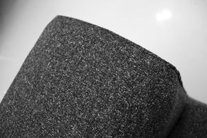 SCOOP Fabric Sectional in peppercorn tweed 5pcs