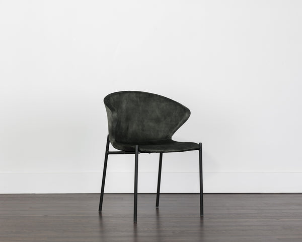 ERIC DINING CHAIR - NONO DARK GREEN