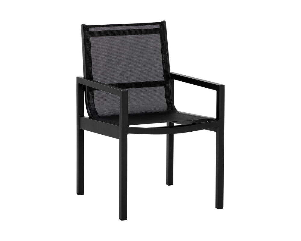 MERANO DINING ARMCHAIR - BLACK