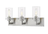 Savannah 3 Light Vanity in Brushed Nickel Finish