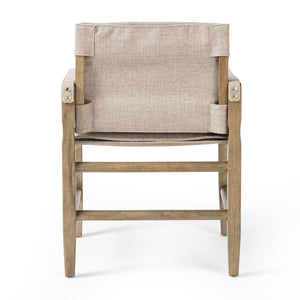 Lenz Dining Armchair In Alcala Taupe