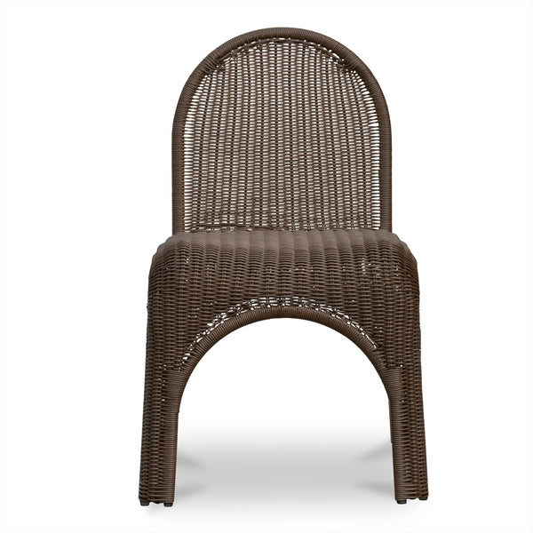 Moe's Kendall Outdoor Dining Chair Brown Set of 2