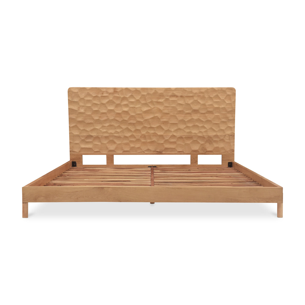 Moe's Misaki Queen Bed in Natural Wood
