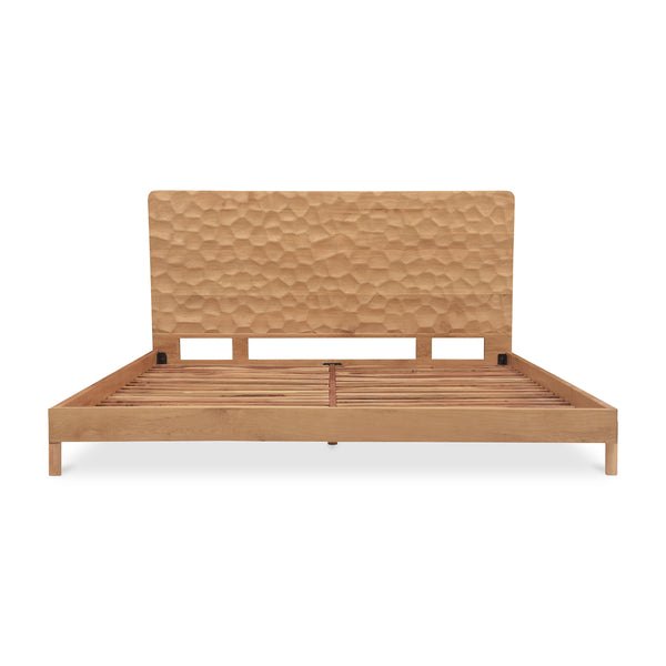 Moe's Misaki Queen Bed in Natural Wood