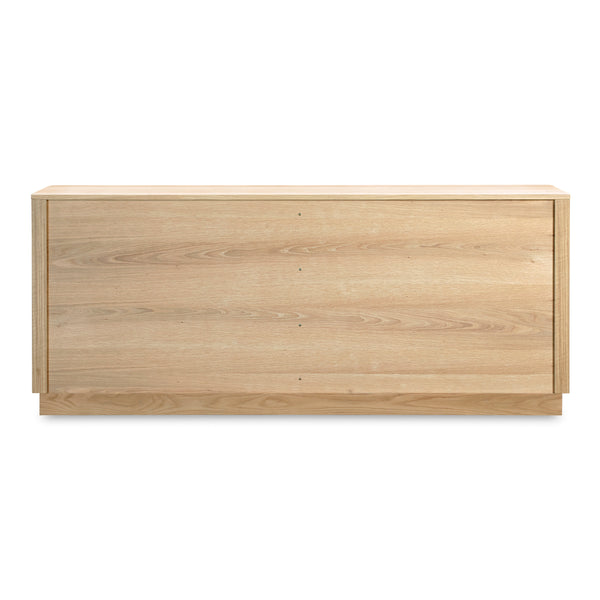 Round Off Sideboard in Natural Oak Finish