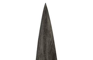 Shark Tooth Sculpture, Grey Stone, Small