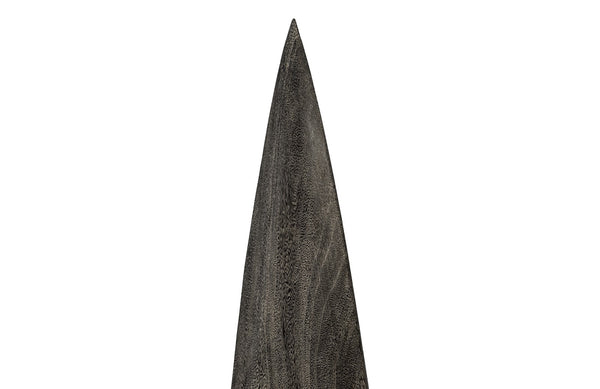 Shark Tooth Sculpture, Grey Stone, Small