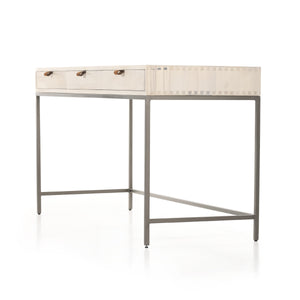 Trey Modular Writing Desk In Dove Poplar