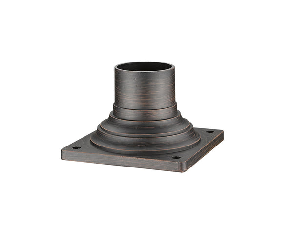 Pier Mounts Outdoor Pier Mount in Bronze Finish