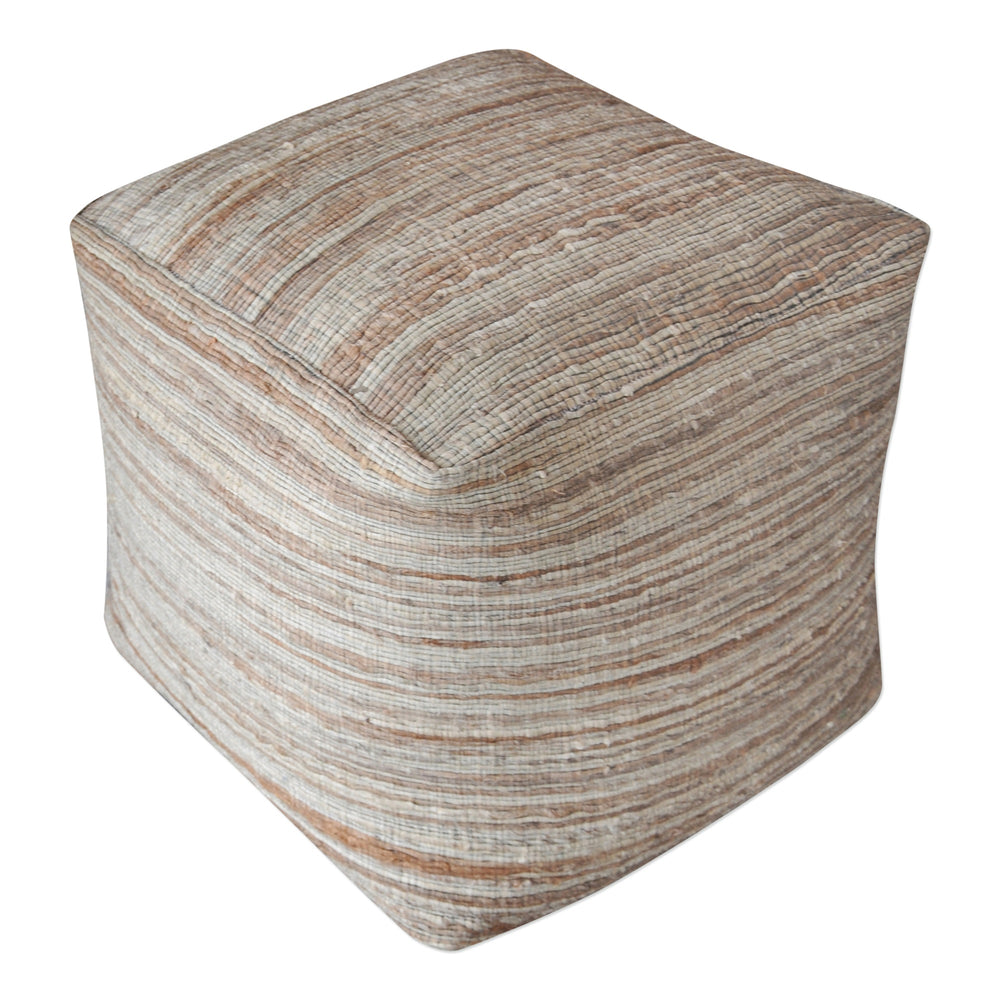 Shiro Pouf In Beige