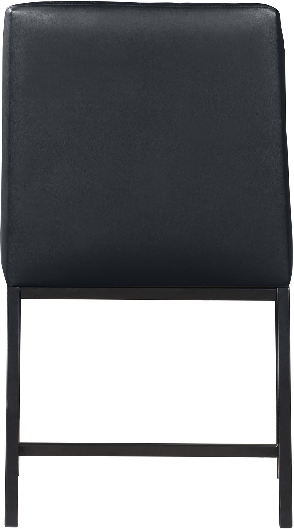 Bernard Dining Chair In Black Faux Leather
