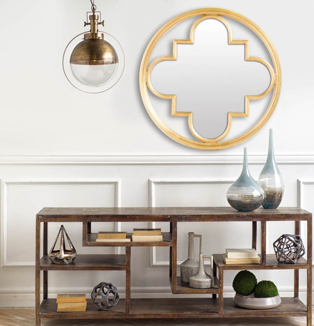 Leighton I 15x20 Gold Toned Metal Spherical Pendant Light