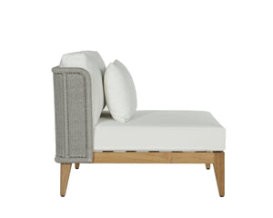 IBIZA ARMLESS CHAIR - NATURAL - STINSON WHITE