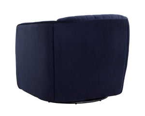 GARRISON SWIVEL LOUNGE CHAIR - ABBINGTON NAVY