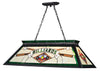 Tiffany Billiard 4 Light Billiard Light in Matte Black  Finish