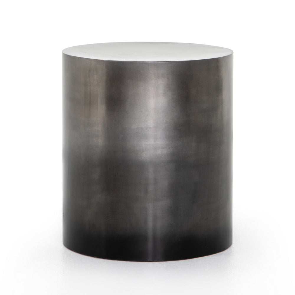 Cameron End Table in Pewter