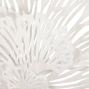 Flower Wall Art White, Small