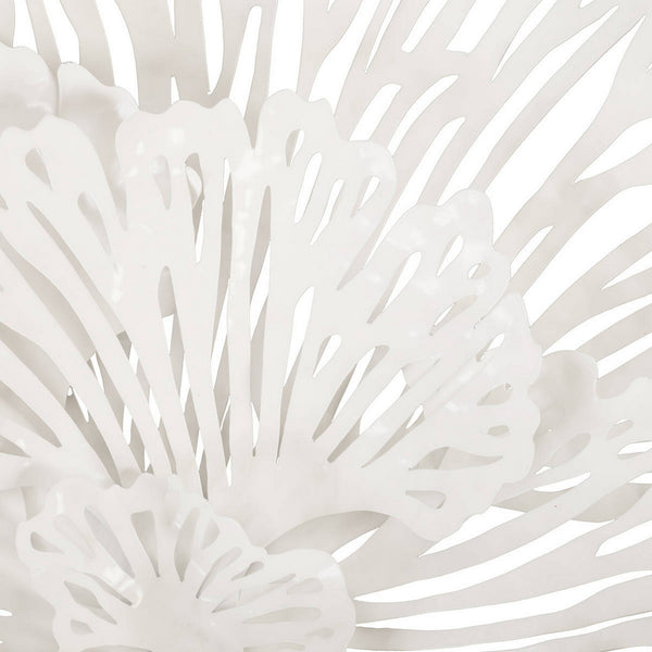 Flower Wall Art White, Small