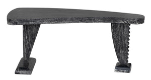 Zigmund Mahogany Desk in Cinder Black