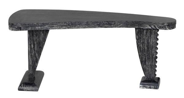 Zigmund Mahogany Desk in Cinder Black