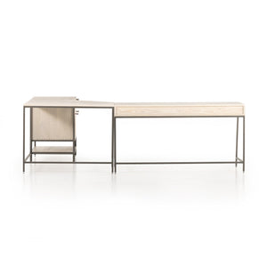 Trey Desk System - Dove Poplar