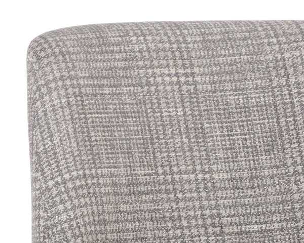 ESTRADA DINING CHAIR - NAYA CHECK LIGHT GREY