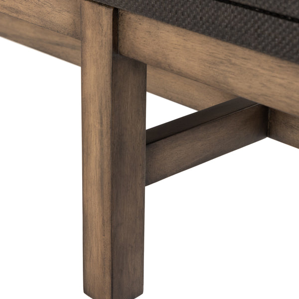 Fiona 6 Drawer Dresser In Black Raffia
